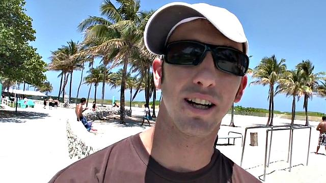 Muscled Black biker picked up and fucked by white top for cash