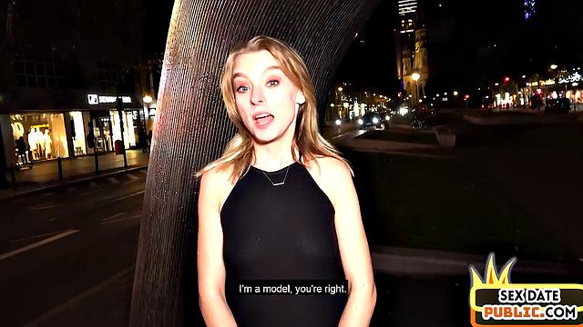 Real sex date slut fucked in hotel room for her 21st