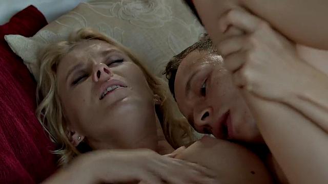 Sensual blonde MILF exploring nympho desires