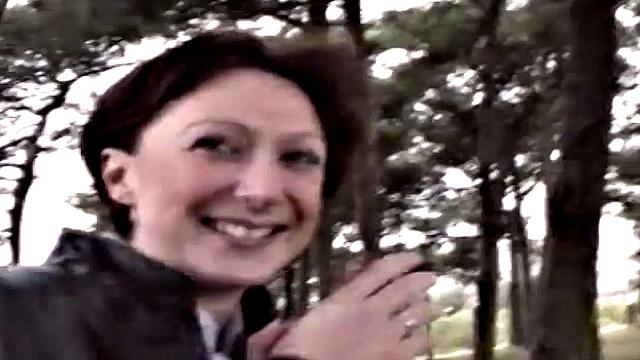 Milf is paid to show tits and lingerie