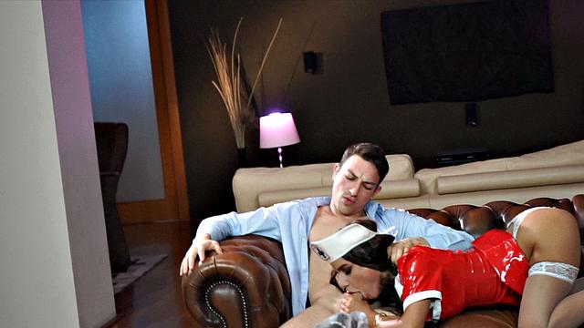 Lana Roy Is Naughty Nurse In Latex Uniform