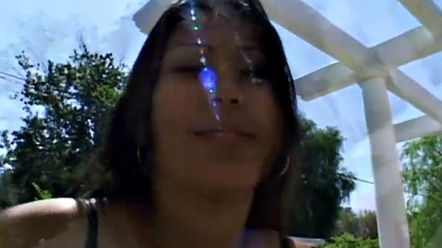 Naughty pussy fucked after stripping