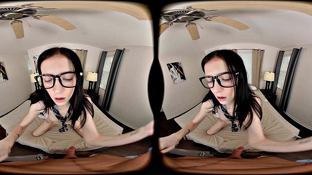 FORBVR - Your Horny Teen Student Wants To POV Suck And Fuck Cock On The Fieldtrip