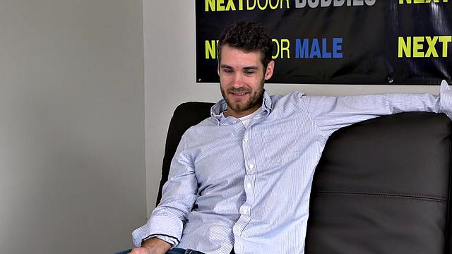 Casting tattoo otter sprays after jerking off in solo