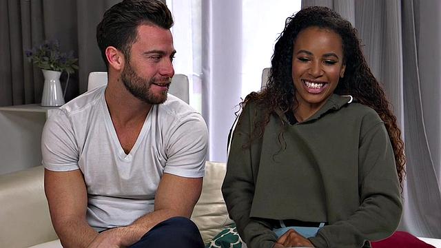 Submissive Black babe whipped and fucked by BF