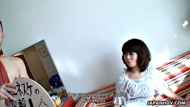 Japanese teen sucks and gets fucked