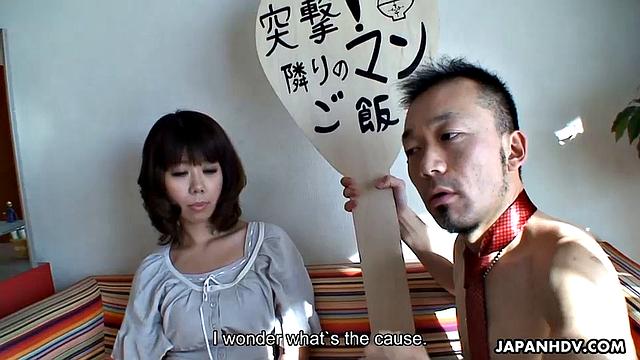 Japanese teen sucks and gets fucked