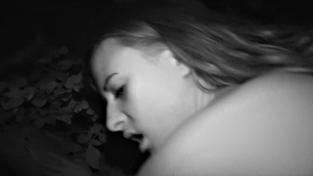 Tattooed brunette gets fucked outdoors and gives a public handjob