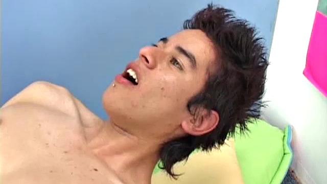 Janiro is a festive young Latin boy, who is going to let us watch as he strokes one out. He has decided that a wooden bench and the floor will work just fine as he strips naked and delivers a hot stroke show, with plenty of ass fingering along the way.