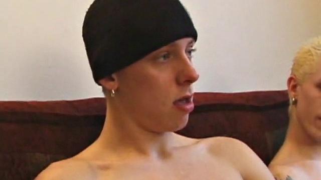 Roar and Shane take turns sucking cock together