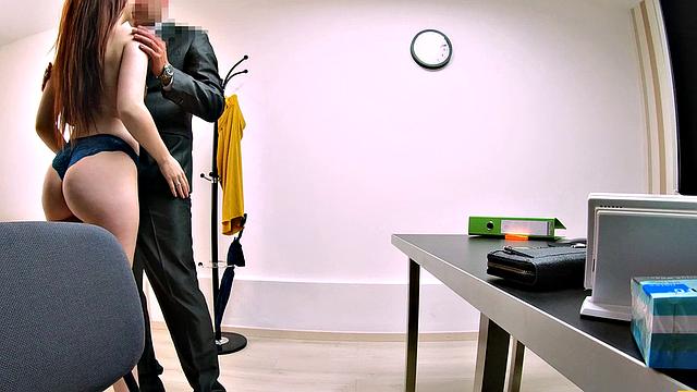 Check out this red-haired teen with glasses and small tits get down and dirty in POV casting couch action