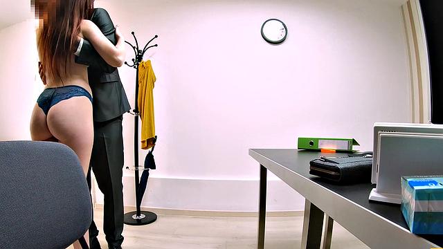 Check out this red-haired teen with glasses and small tits get down and dirty in POV casting couch action