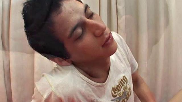 Roman and Ramiro are two skinny Latin boys, who enjoy the flavor of cum and bareback fucking. We look in on them as they strip each other naked and go down on those uncut dicks.