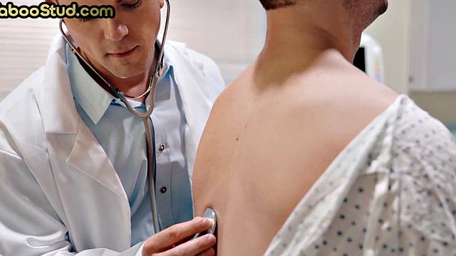 Weird gay doctor bangs stepcousin during medical check