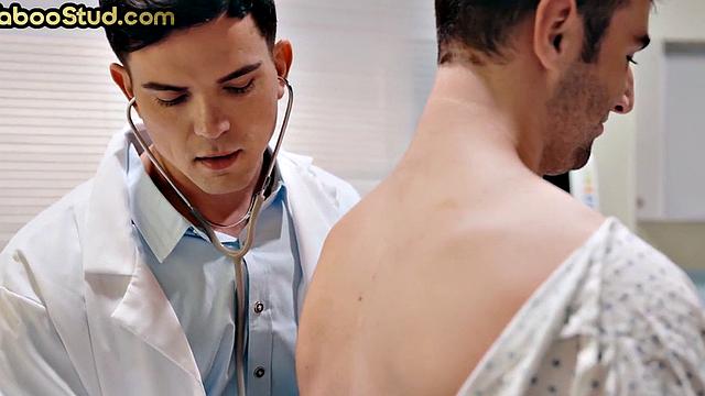 Weird gay doctor bangs stepcousin during medical check