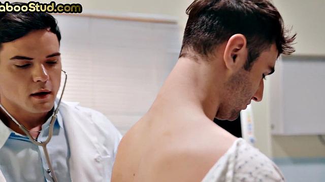 Weird gay doctor bangs stepcousin during medical check