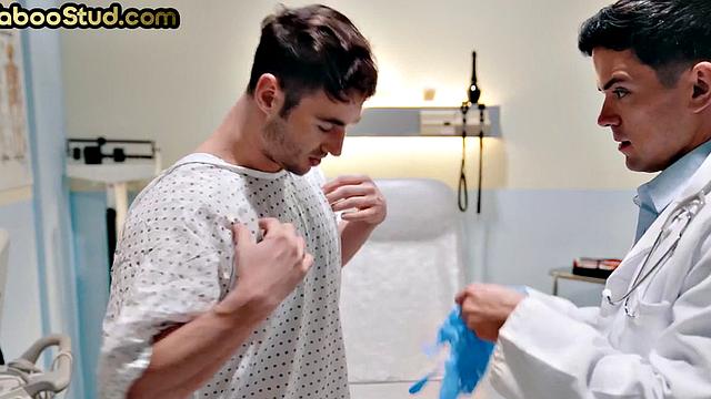 Weird gay doctor bangs stepcousin during medical check