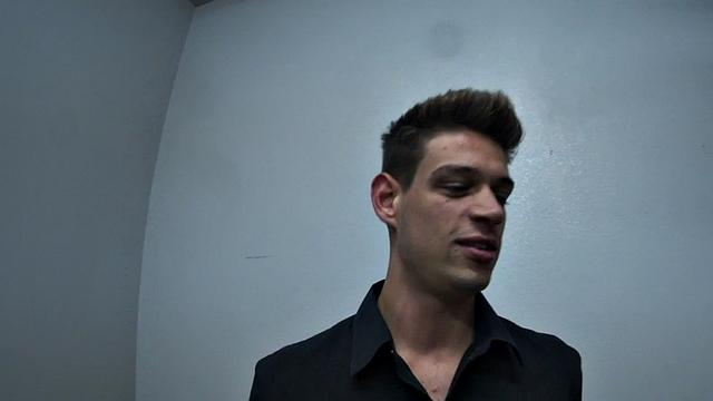 Poor guy gets ballbusting from his master before anal toying