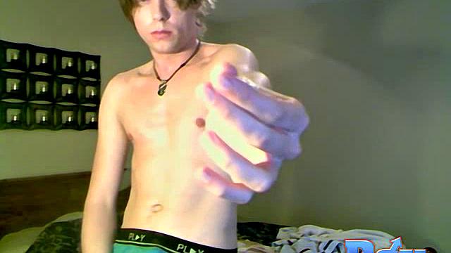Trace Teases Himself in Underwear - Trace