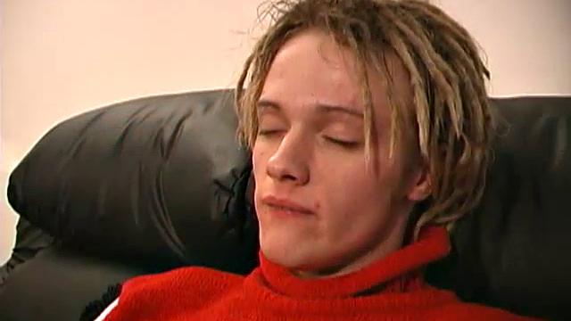 Strikingly cute, even with his clothes on, once 18 year old Zeke strips naked there's no denying he's easy on the eyes. Those long blond dreadlocks give him a bit of a wild look, but he's actually very well mannered.
