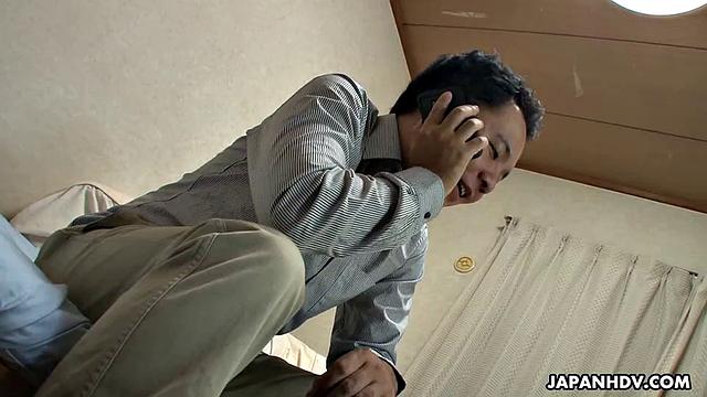 Lovely pizza delivery girl is a real slut