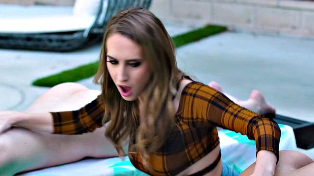 ALL GIRL MASSAGE - Naughty Sunbathing Turns Into Lesbian Threesome With Three Gorgeous Girls