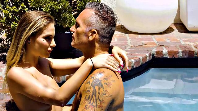 DADDY4K. Girl is prepared for some pleasant act with stepdad