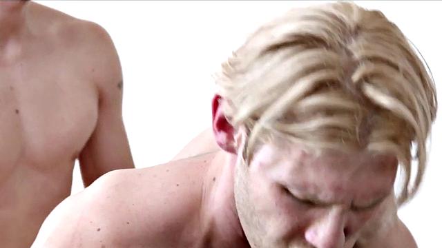 Muscular jocks breeding after sucking cock and rimjob