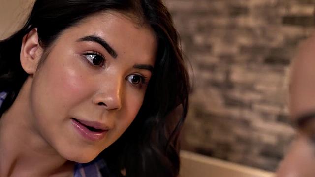 Naughty hostel babes spoil lucky dude in wild threesome with small tits and outdoor cowgirl action