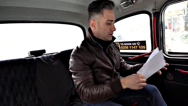 Asian cab babe riding driver's hard cock in the back seat