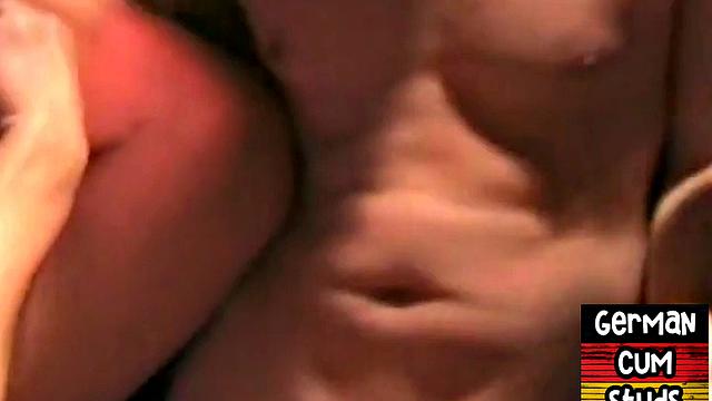 Retro German analbanged in orgy