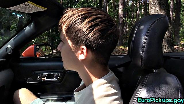 Skinny doggystyled outdoor