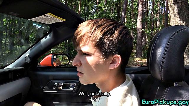 Skinny doggystyled outdoor