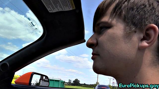 Skinny doggystyled outdoor