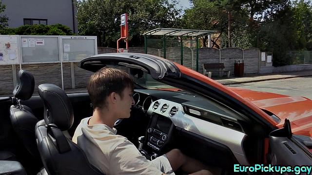 Skinny doggystyled outdoor