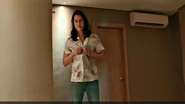 Andrea Garcia is topless and has sex