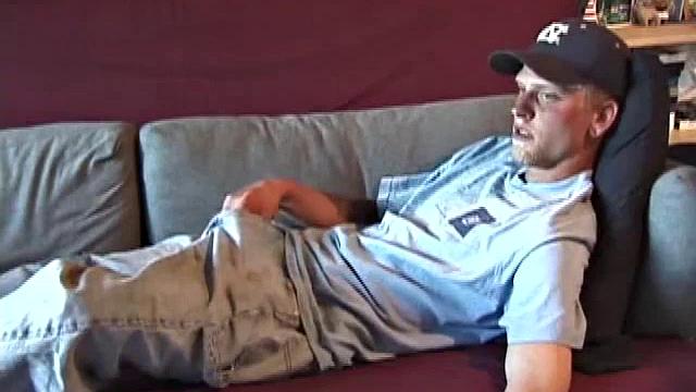 Amateur Stroking Cock