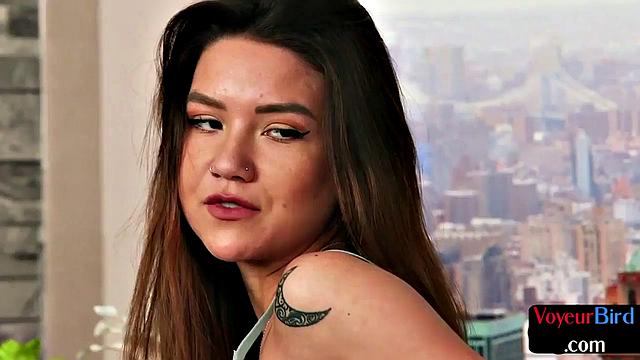 21yo sexy voyeur teasing wanker