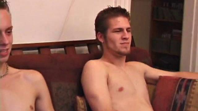 After critiquing the girls on a porn video for awhile, skater boys Roar and Alex find their hands in their pants as they watch.