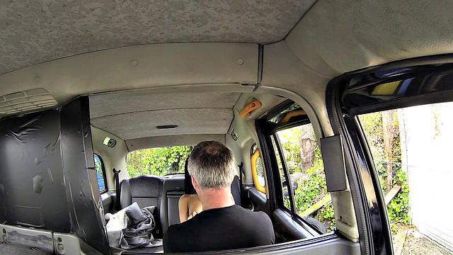 Naked woman in London taxi swallows drivers spunk