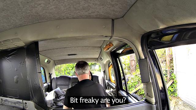 Naked woman in London taxi swallows drivers spunk