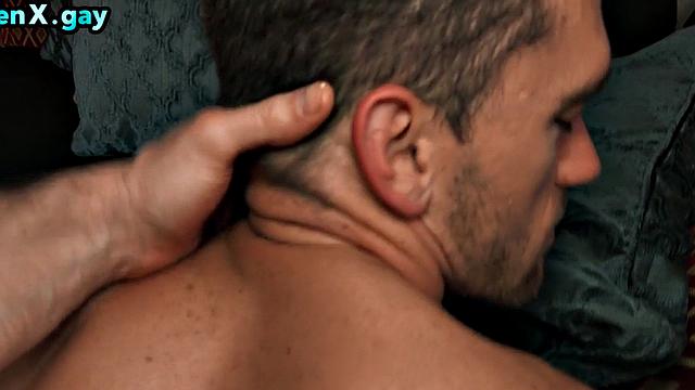 Sensual throatfucking and bareback man in POV