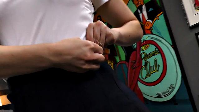 21yo student sucks cock in POV while talking dirty