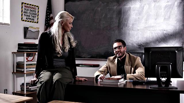 Sinful big-titted MILF bounces on cock after sucking