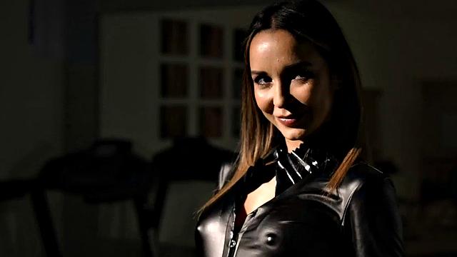 Euro babe in lingerie assfucked by her boyfriend before receiving cum