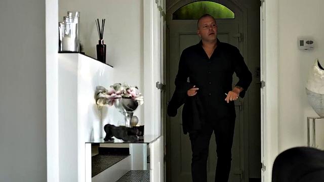 Euro babe in lingerie assfucked by her boyfriend before receiving cum