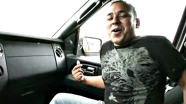 Bukkake fetish babe sucks and fucks off dicks