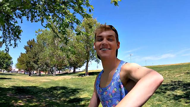 At The Park With Jack Bailey And A Hot Babe