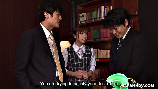 Sweet Aiko Endou got fucked at work, again