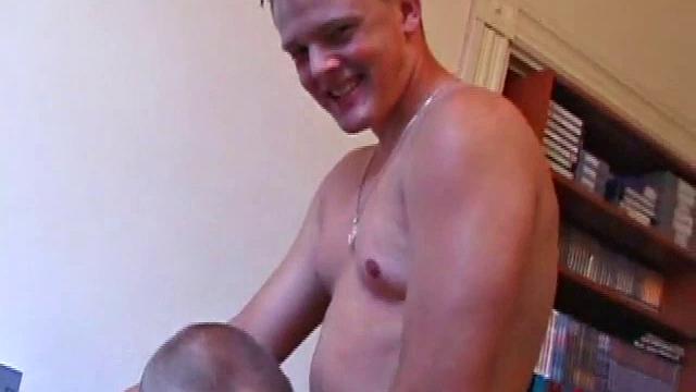 law and nick drop their briefs and go straight for the cock